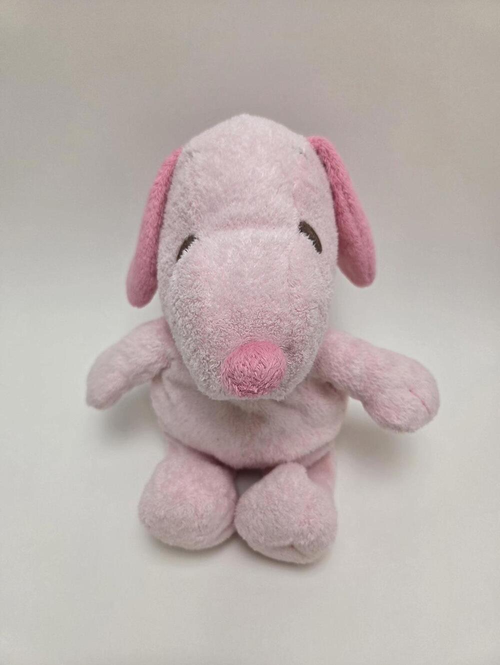 Ty Pluffies Collection “Snoopy” the Pink Dog from Peanuts (8.5 inch)